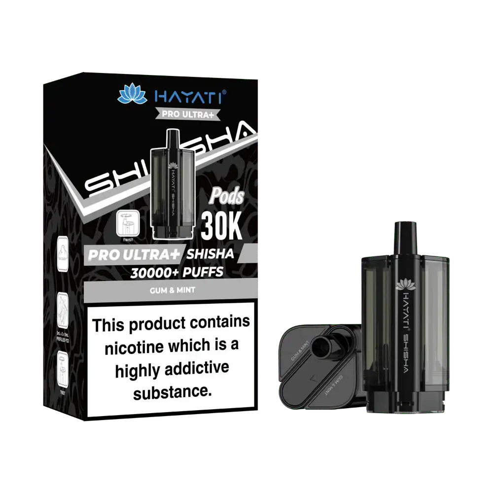 Hayati® Pro Ultra+ Shisha 30000+ Pod (5mg)