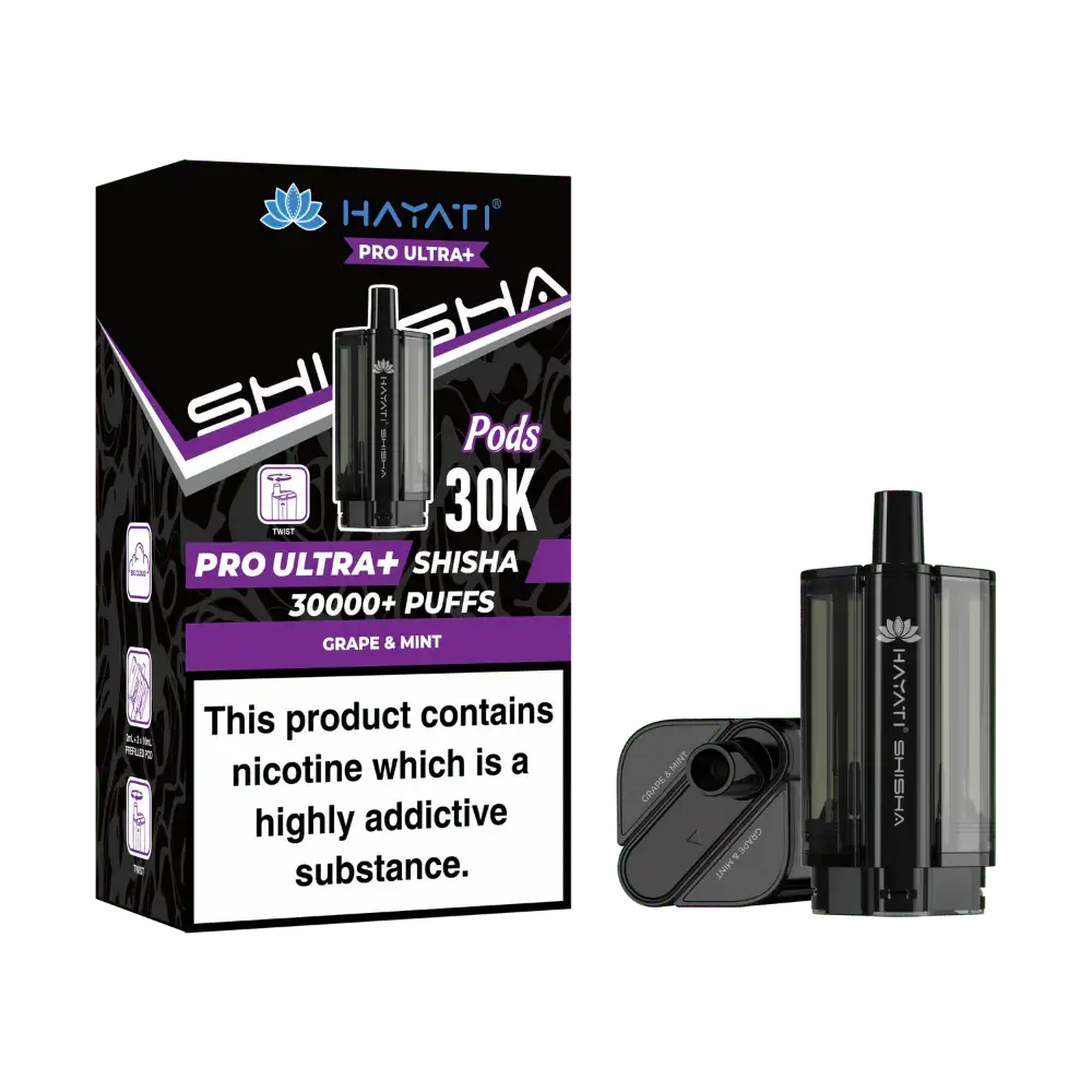 Hayati® Pro Ultra+ Shisha 30000+ Pod (5mg)