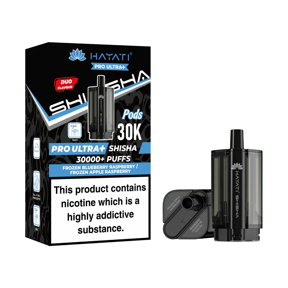 Hayati® Pro Ultra+ Shisha 30000+ Pod (5mg)