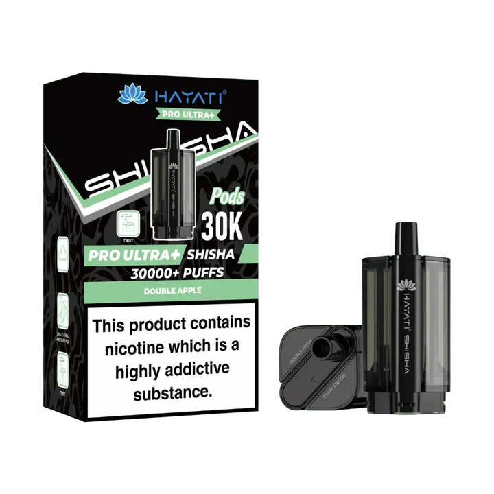 Hayati® Pro Ultra+ Shisha 30000+ Pod (5mg)