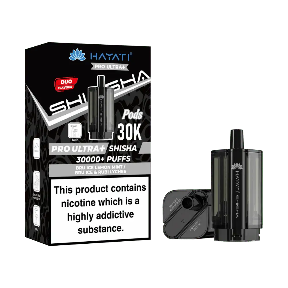 Hayati® Pro Ultra+ Shisha 30000+ Pod (5mg)