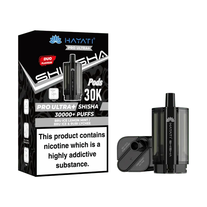 Hayati® Pro Ultra+ Shisha 30000+ Pod (5mg)