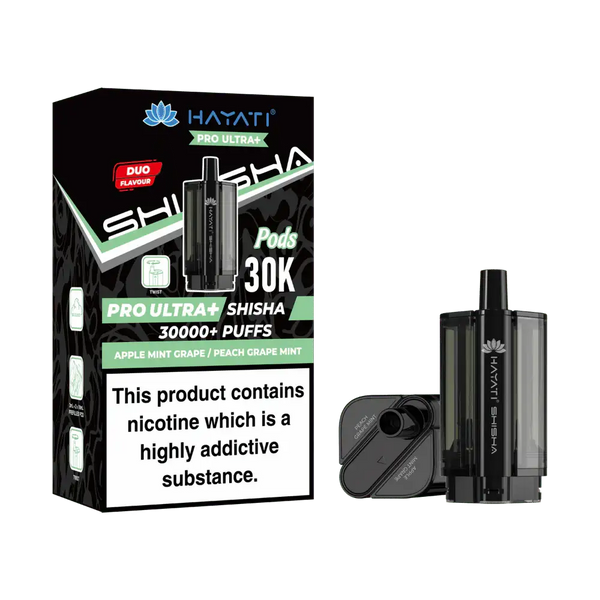 Hayati® Pro Ultra+ Shisha 30000+ Pod (5mg)