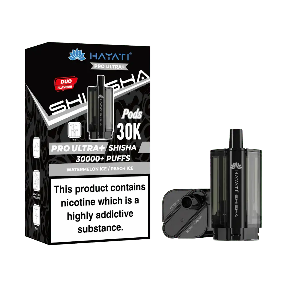 Hayati® Pro Ultra+ Shisha 30000+ Pod (5mg)