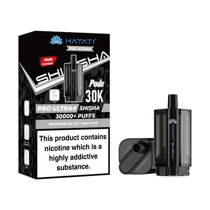 Hayati® Pro Ultra+ Shisha 30000+ Pod (5mg)