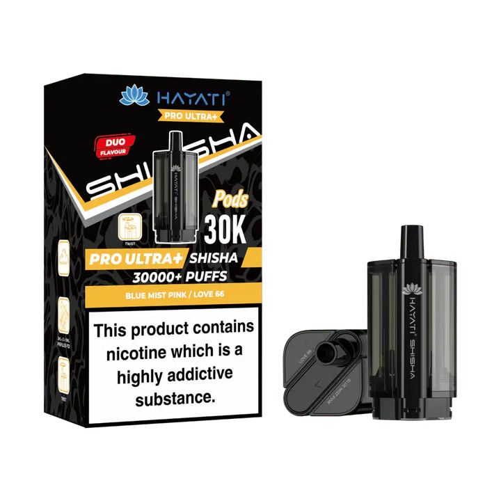 Hayati® Pro Ultra+ Shisha 30000+ Pod (5mg)