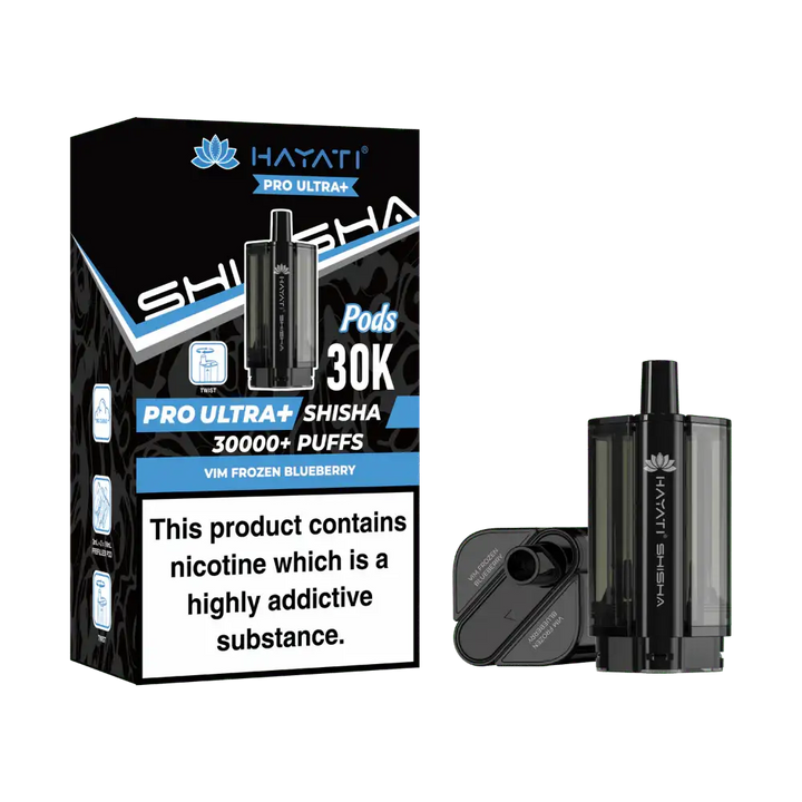 Hayati® Pro Ultra+ Shisha 30000+ Pod (5mg)
