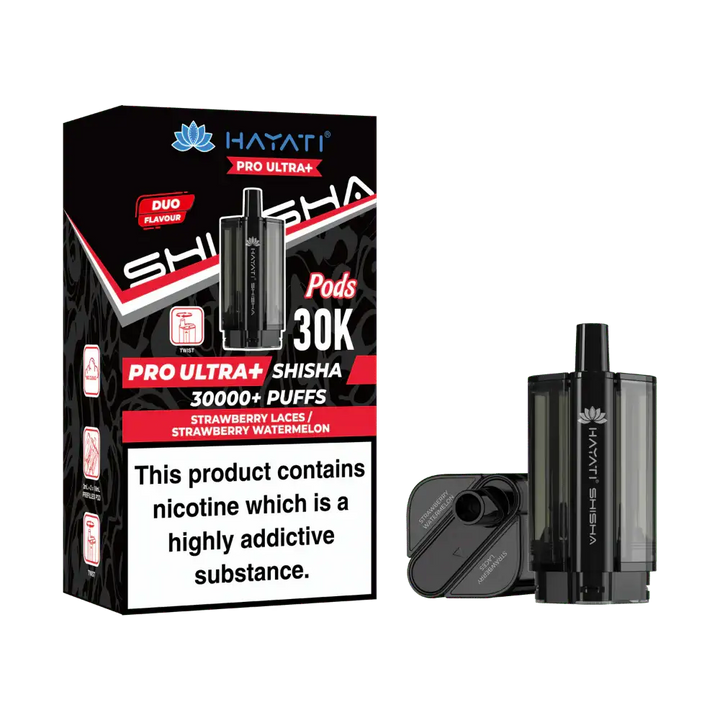 Hayati® Pro Ultra+ Shisha 30000+ Pod (5mg)