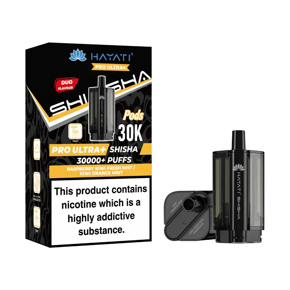 Hayati® Pro Ultra+ Shisha 30000+ Pod (5mg)