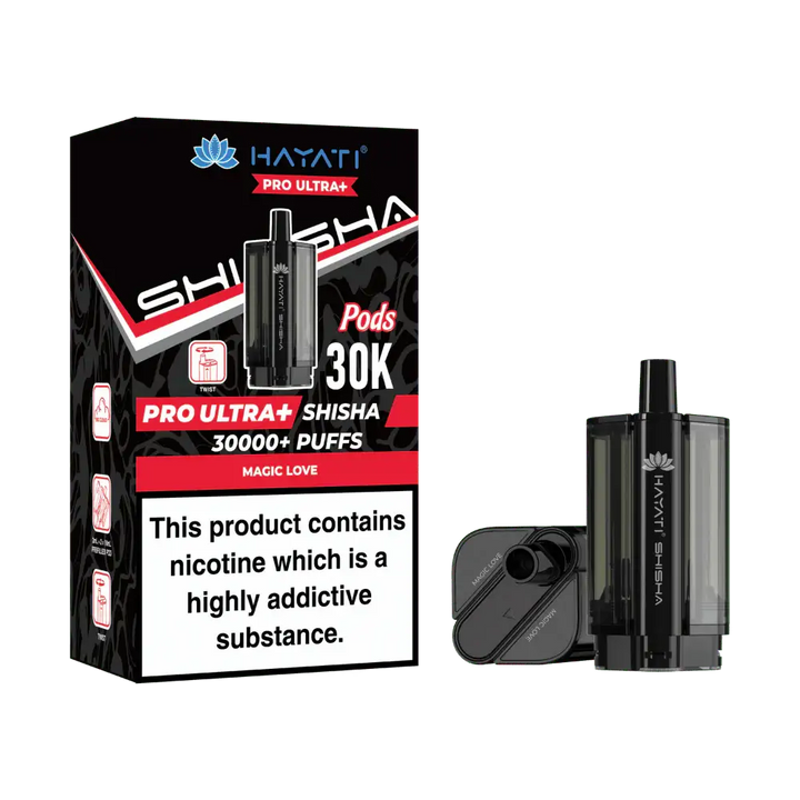 Hayati® Pro Ultra+ Shisha 30000+ Pod (5mg)