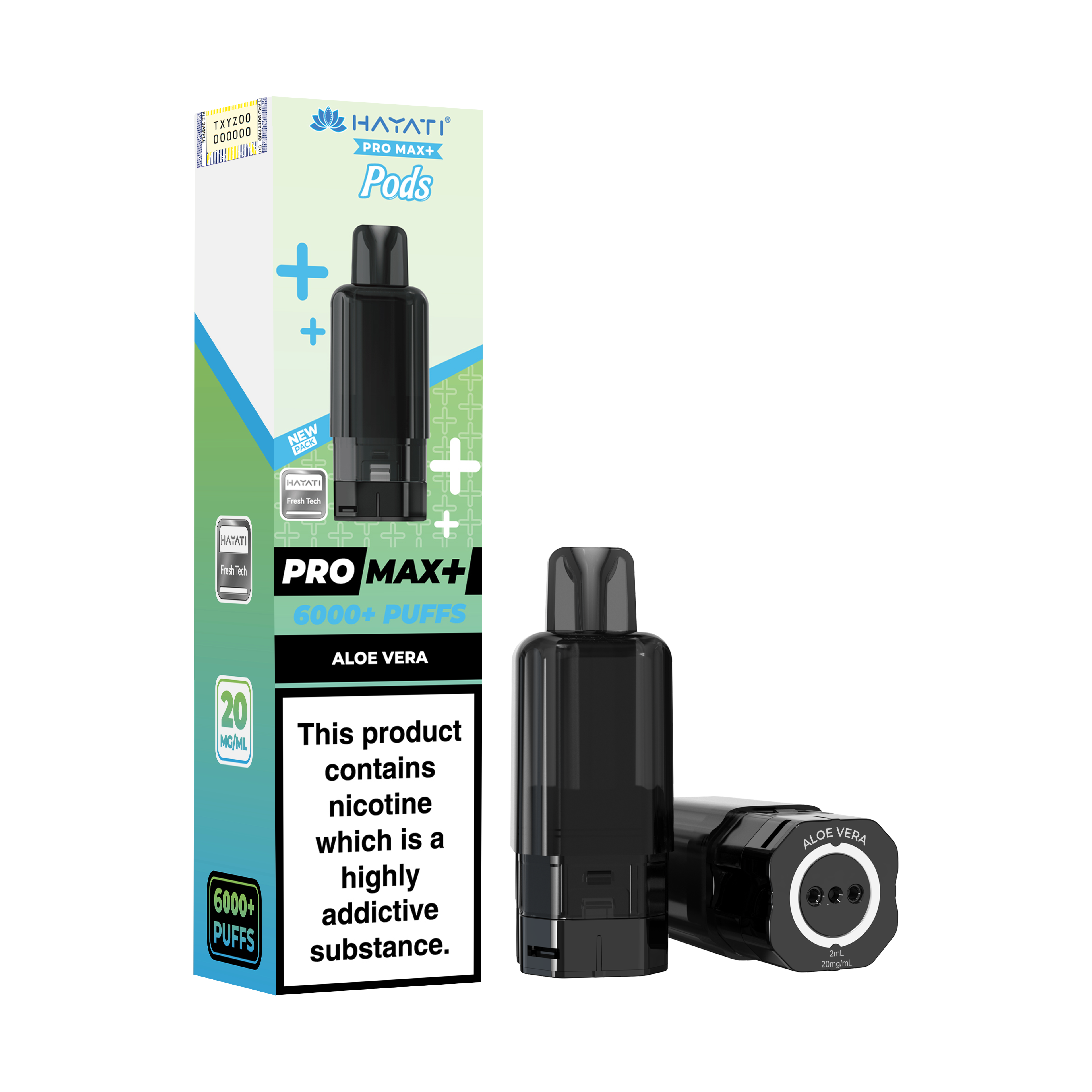 Hayati Pro Max+ 6K Prefilled Pods 20mg | UK Duty Stamped