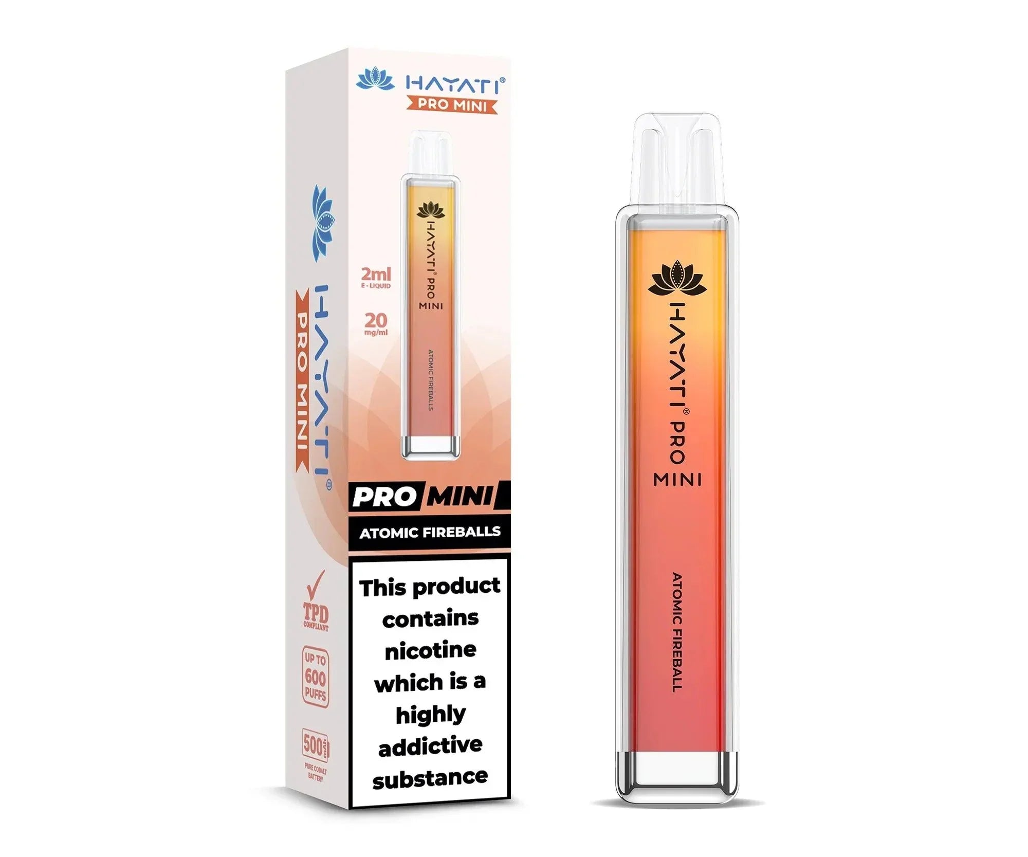 Hayati® Pro Mini 600+ Vape Kit (20mg)