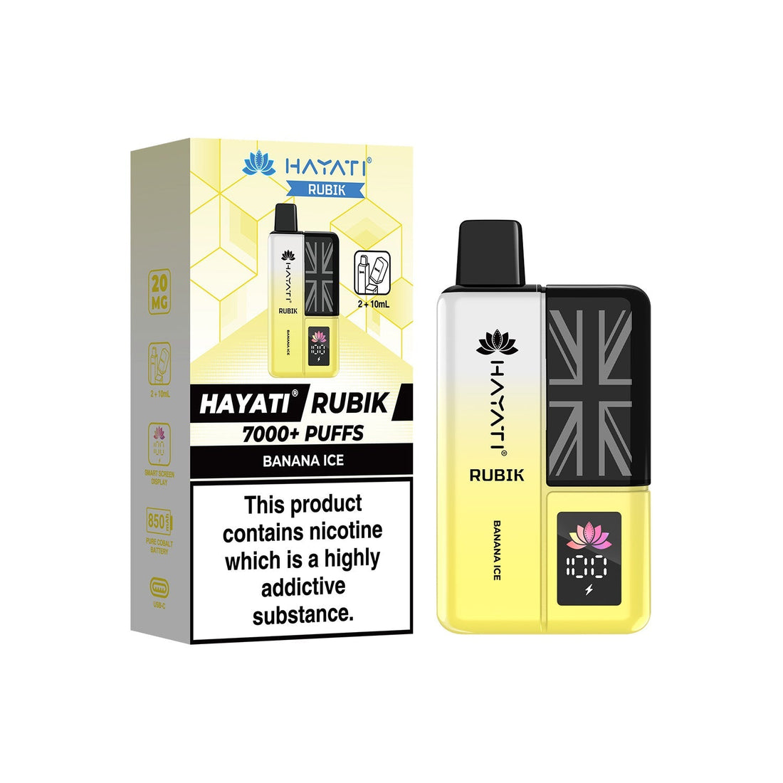 Hayati® Rubik Reusable Vape Kit (20mg)