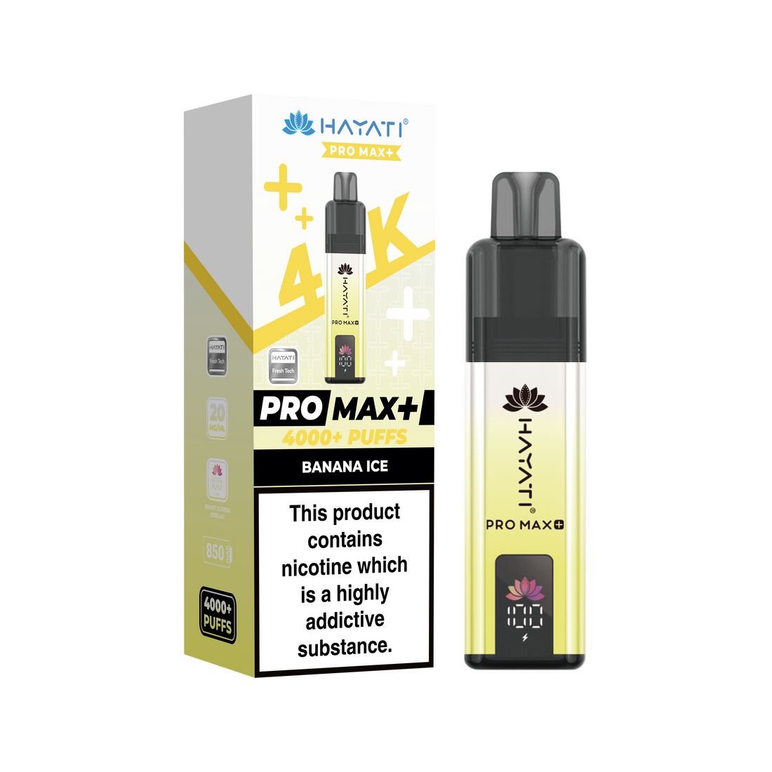 Hayati® Pro Max+ 4000+ Vape Kit (20mg)