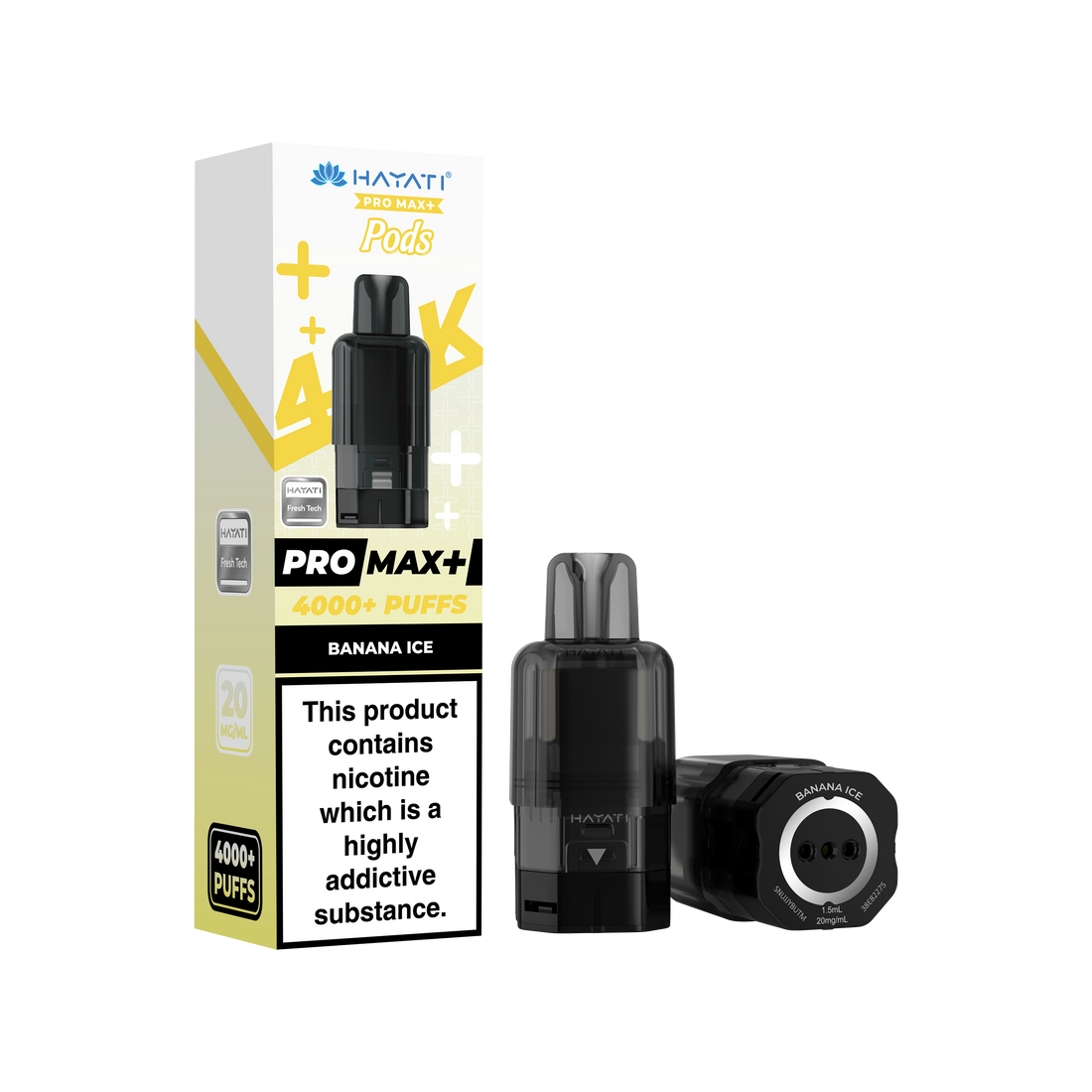 Hayati® Pro Max+ 4000+ Pods (20mg)