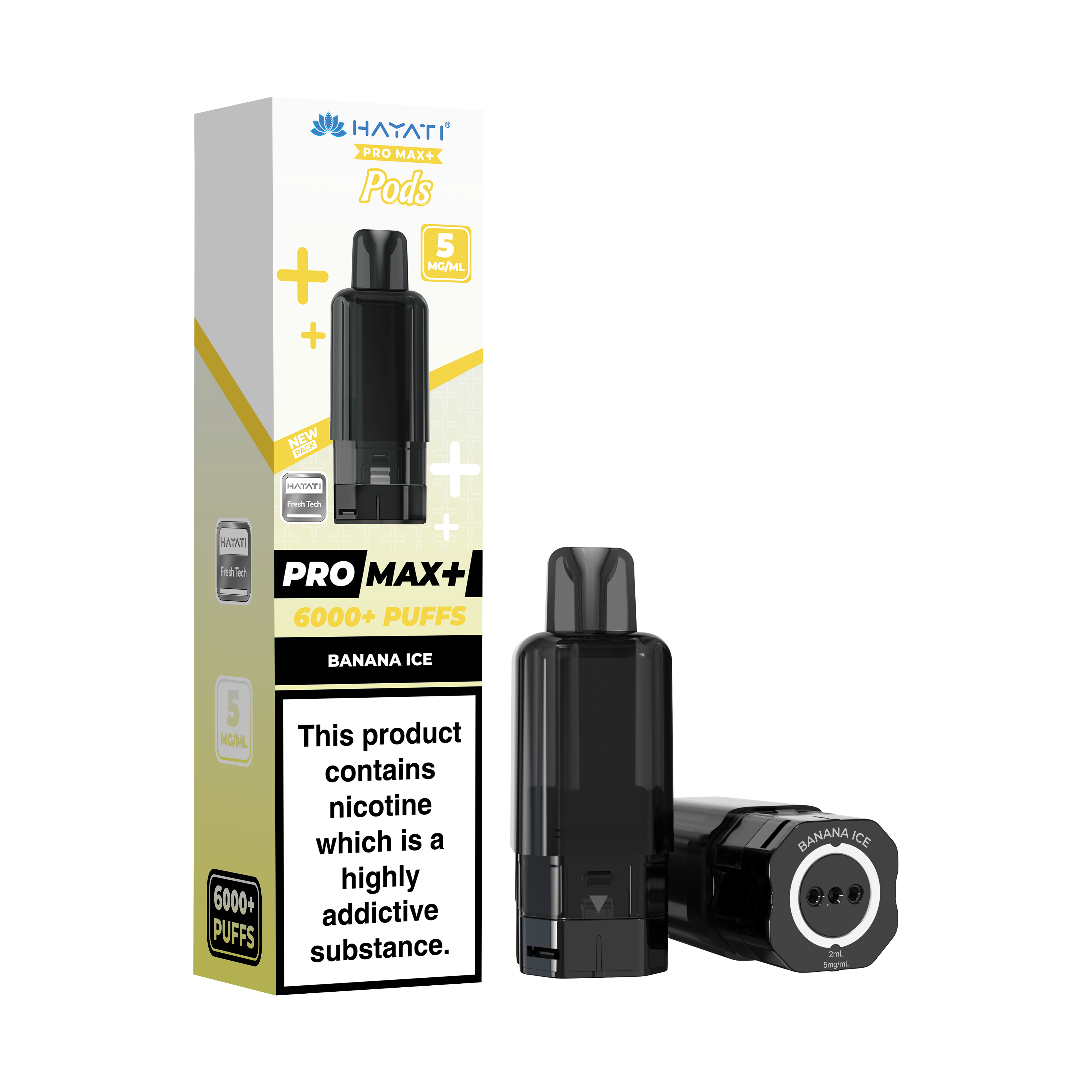 Hayati® Pro Max+ 6000+ Pods (5mg)