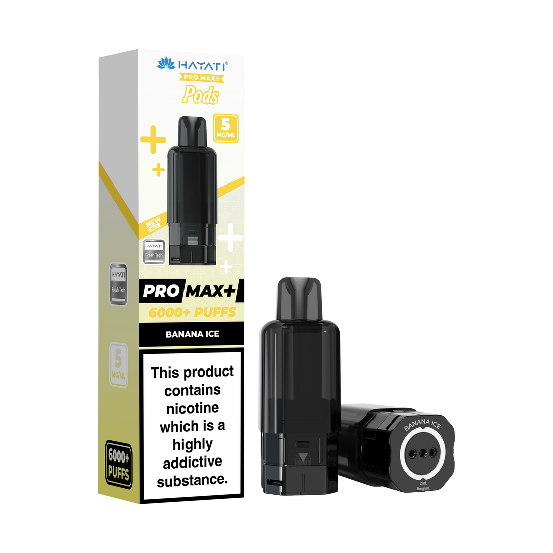 Hayati® Pro Max+ 6000+ Pods (5mg)