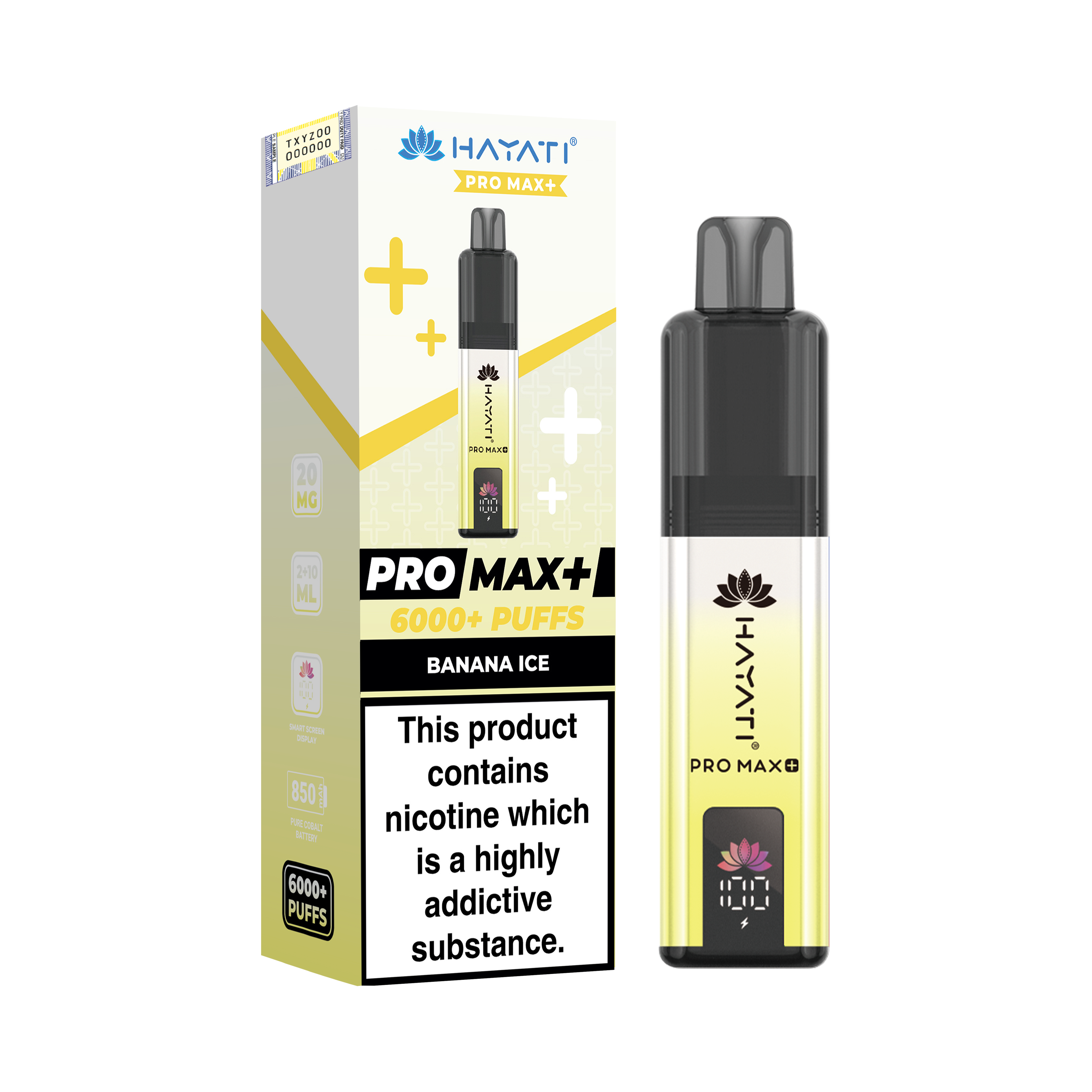 Hayati Pro Max+ 6K Prefilled Pod Kit 20mg | UK Duty Stamped