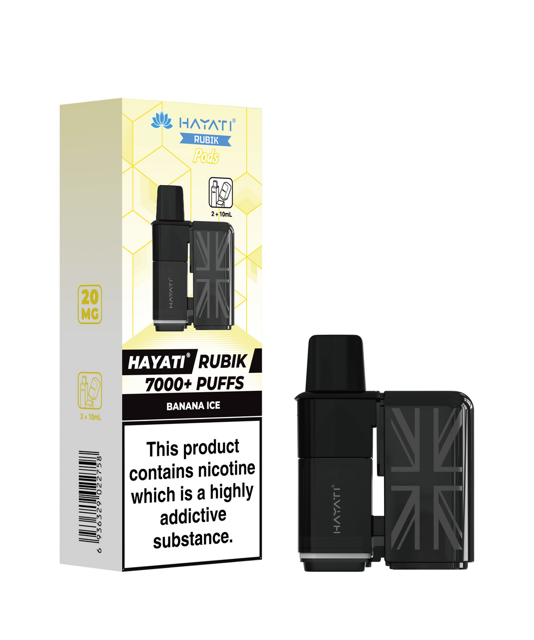 Hayati® Rubik Refillable Pods (20mg)