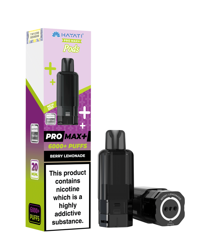 Hayati Pro Max+ 6K Prefilled Pods 20mg | UK Duty Stamped