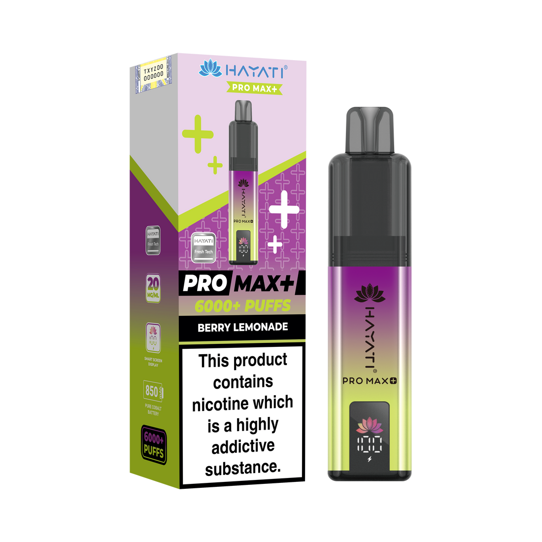 Hayati Pro Max+ 6K Prefilled Pod Kit 20mg | UK Duty Stamped