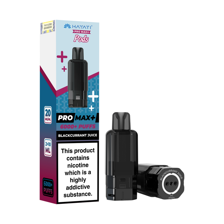 Hayati Pro Max+ 6K Prefilled Pods 20mg | UK Duty Stamped