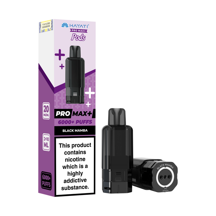 Hayati Pro Max+ 6K Prefilled Pods 20mg | UK Duty Stamped