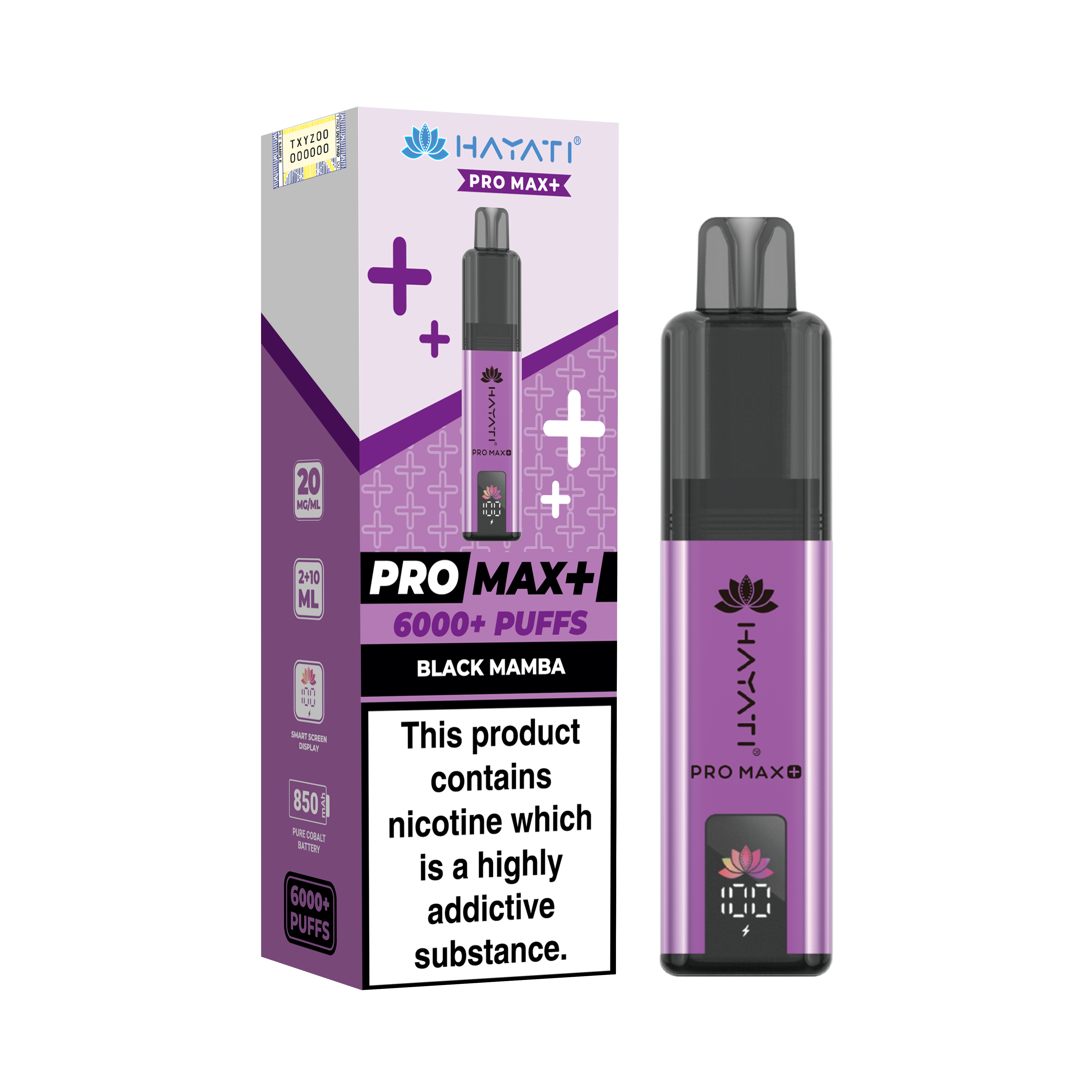Hayati Pro Max+ 6K Prefilled Pod Kit 20mg | UK Duty Stamped