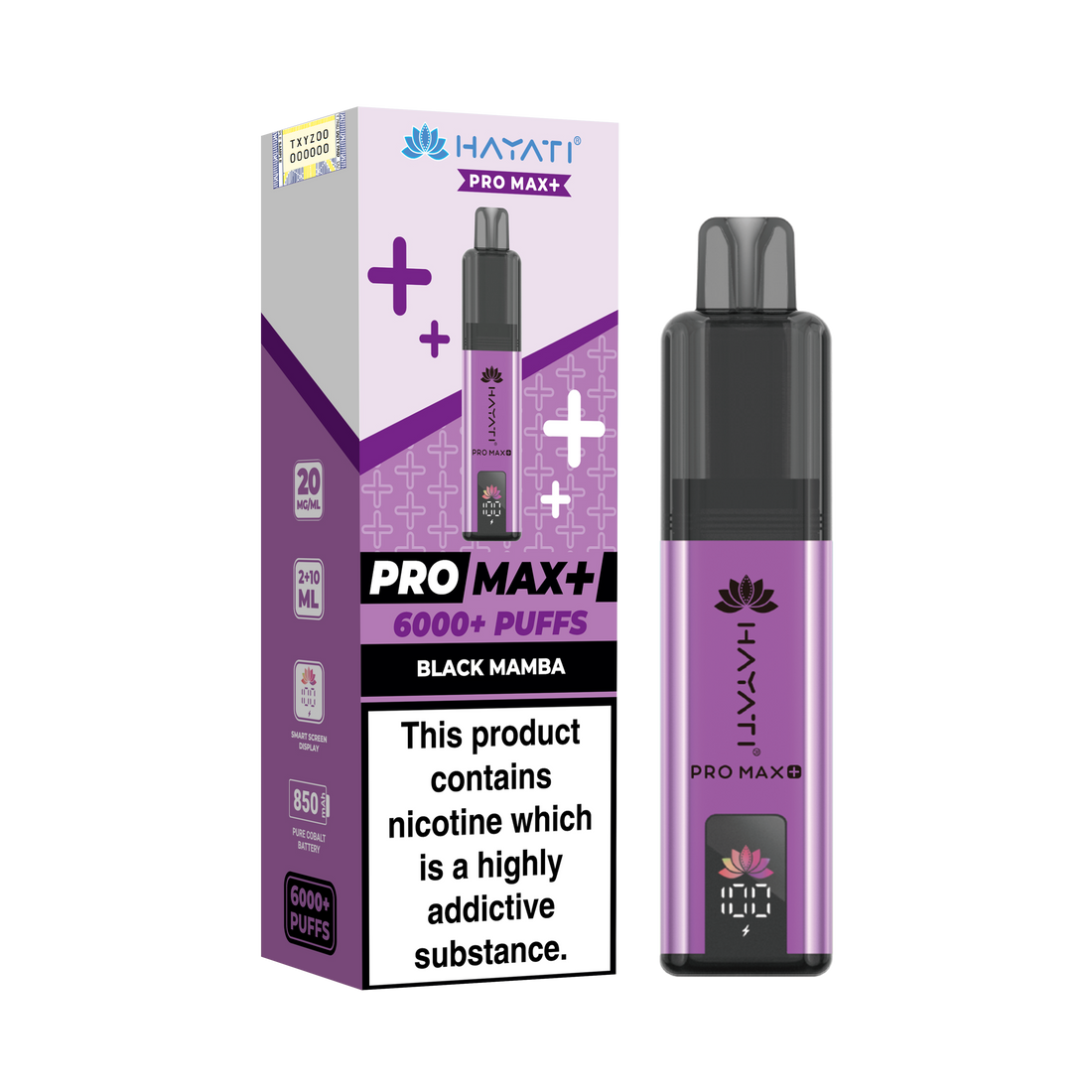 Hayati Pro Max+ 6K Prefilled Pod Kit 20mg | UK Duty Stamped