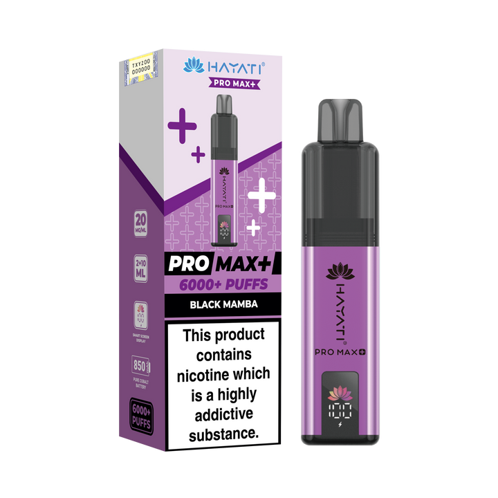 Hayati Pro Max+ 6K Prefilled Pod Kit 20mg | UK Duty Stamped