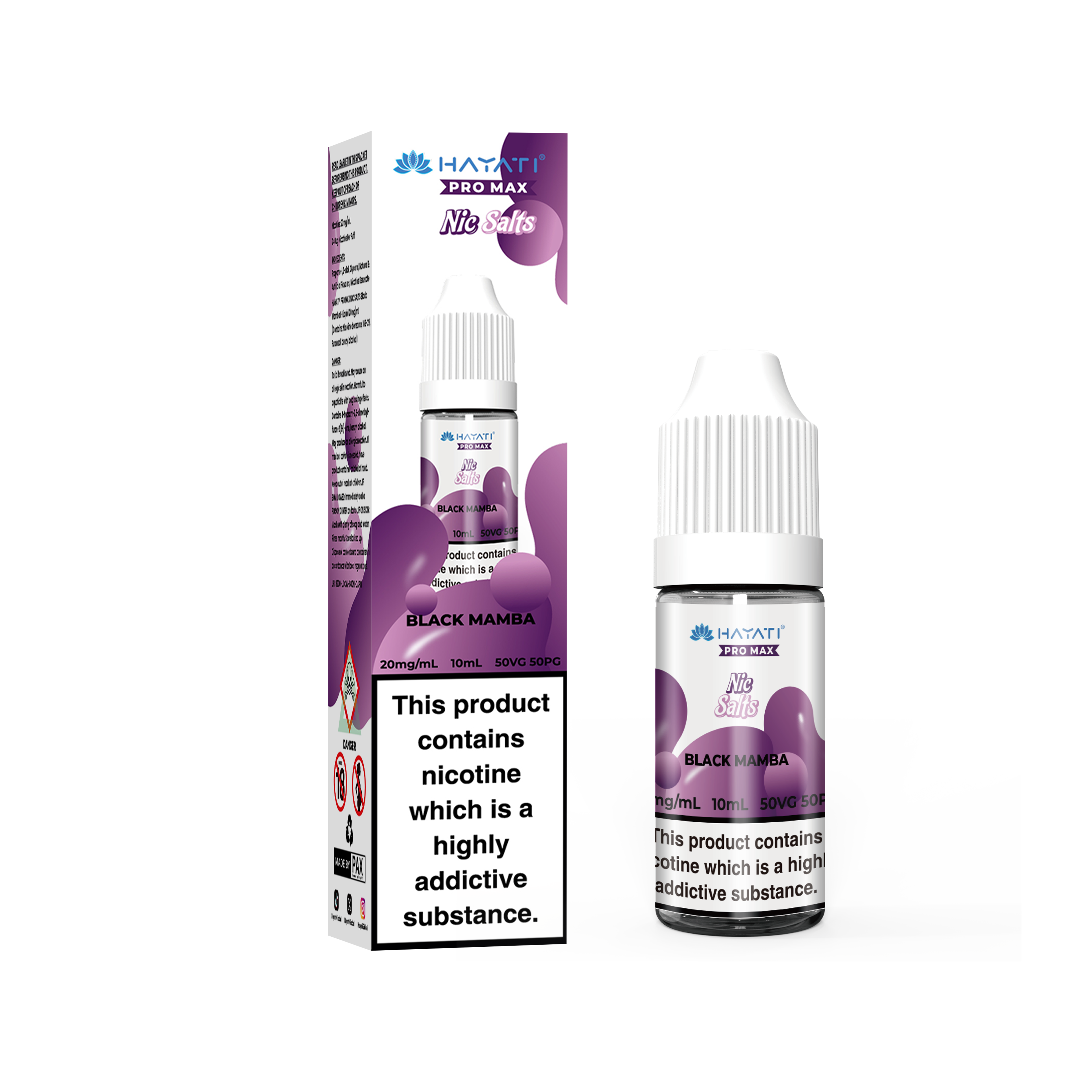 Hayati® Pro Max Nic Salts (20mg)