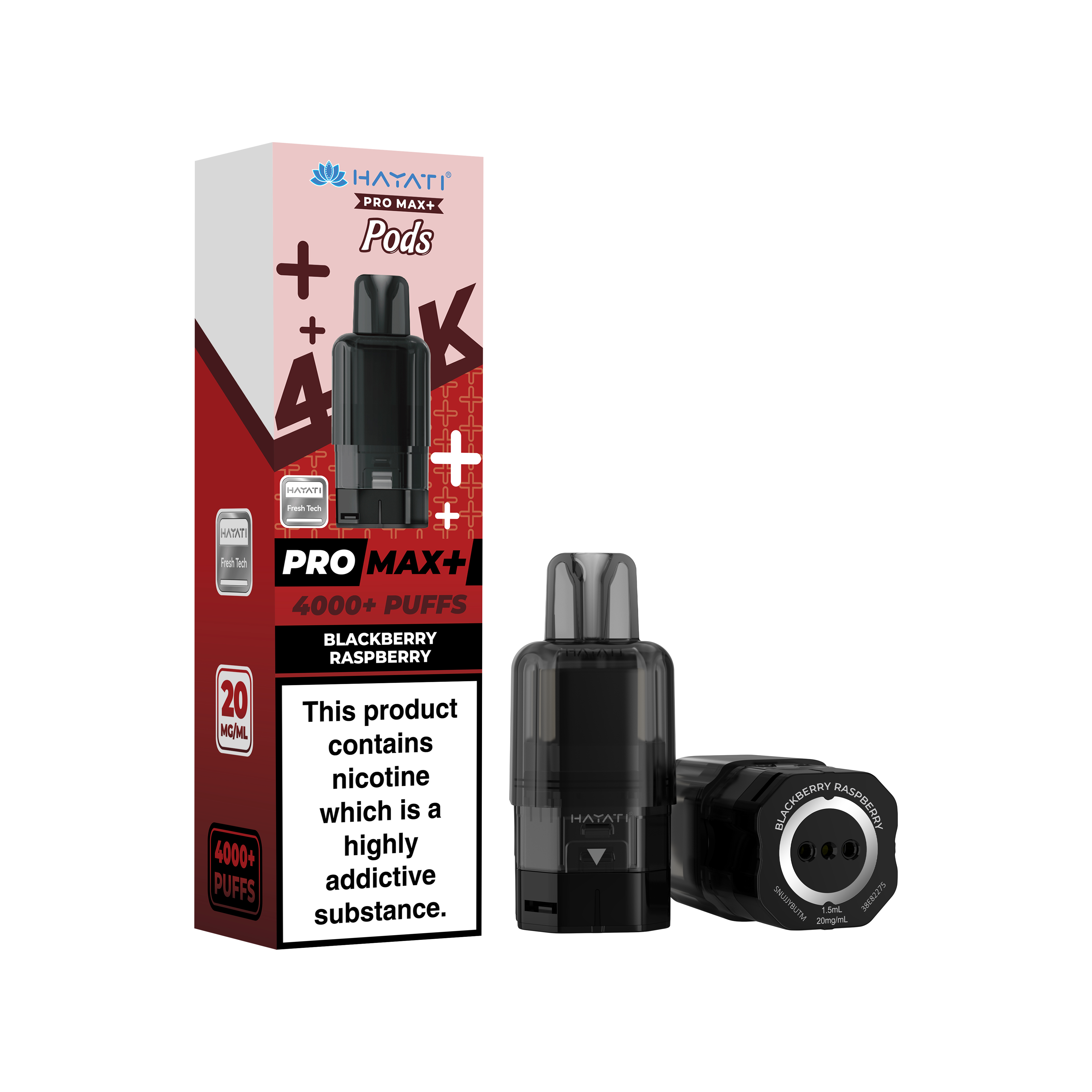 Hayati® Pro Max+ 4000+ Pods (20mg)
