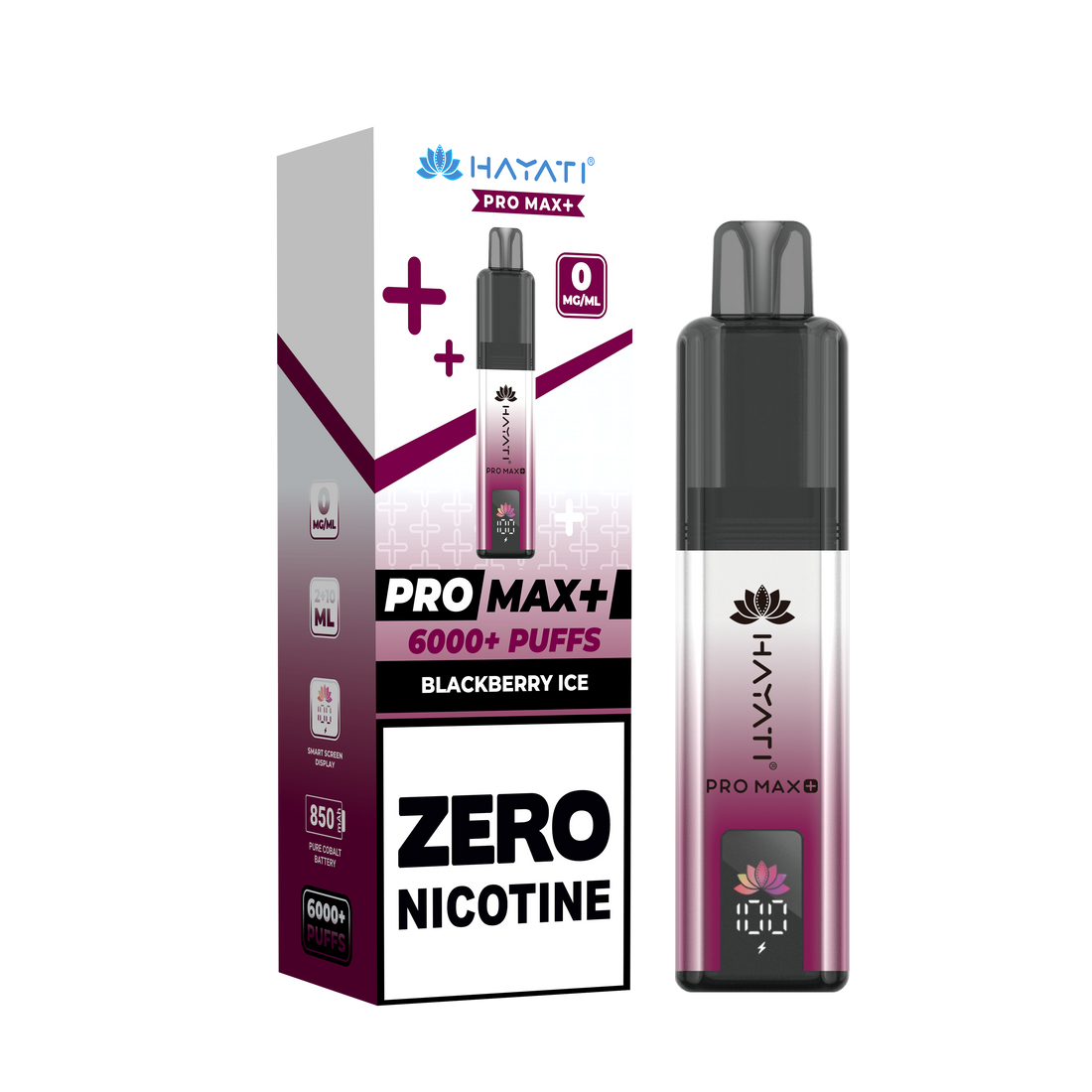 Hayati® Pro Max 6000 Plus Vape Kit ZERO (0mg)