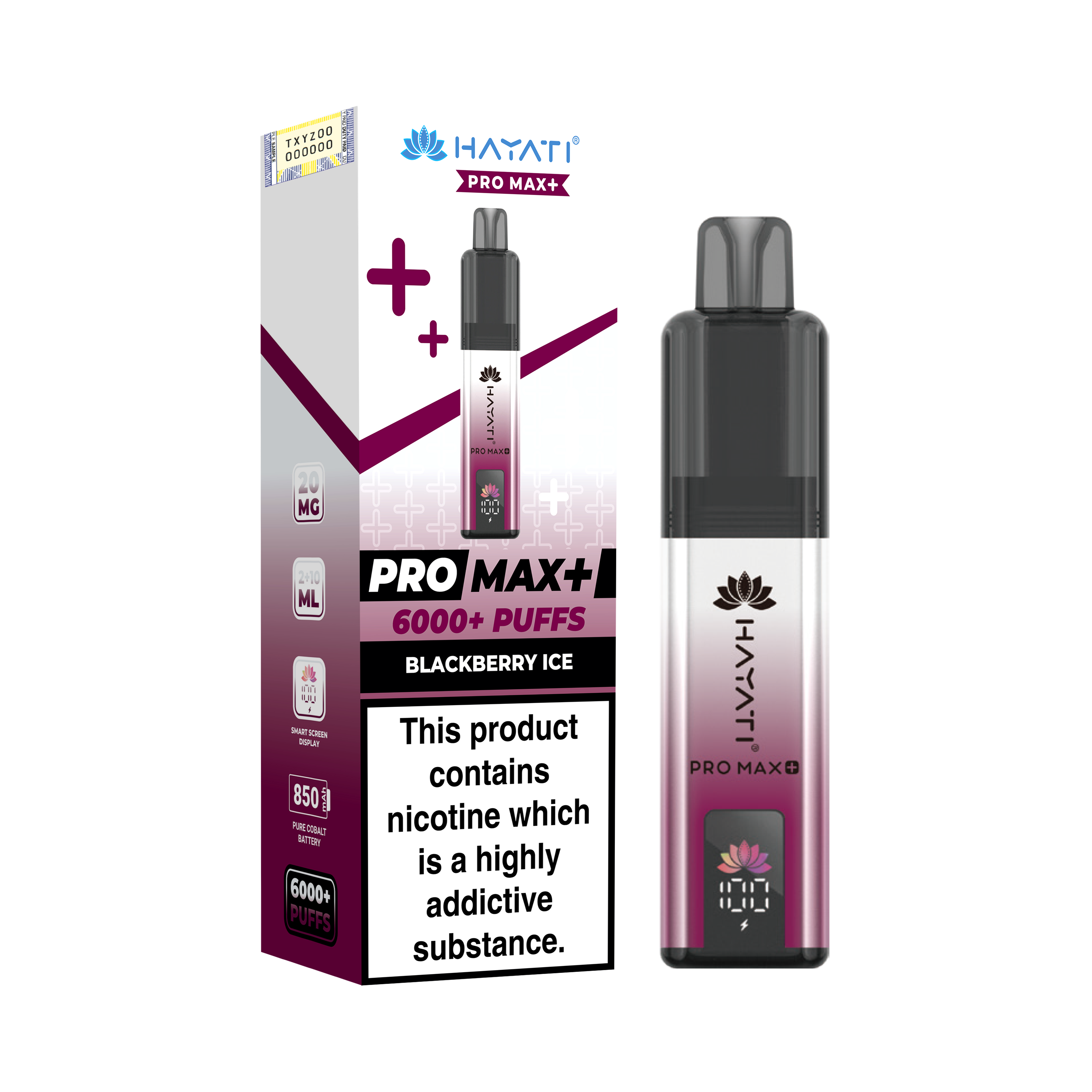 Hayati Pro Max+ 6K Prefilled Pod Kit 20mg | UK Duty Stamped