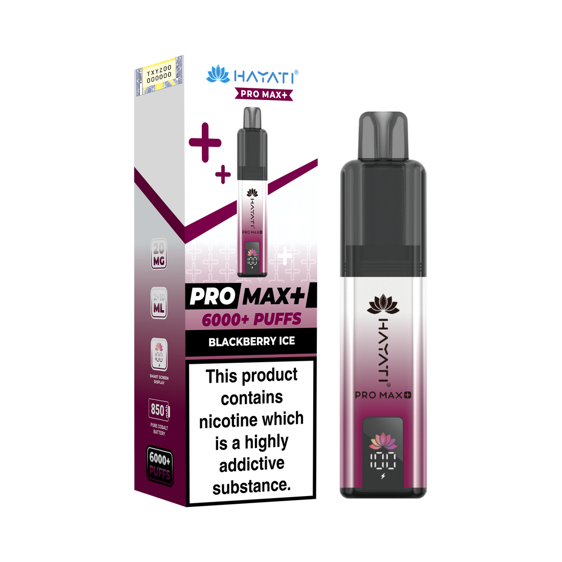 Hayati Pro Max+ 6K Prefilled Pod Kit 20mg | UK Duty Stamped