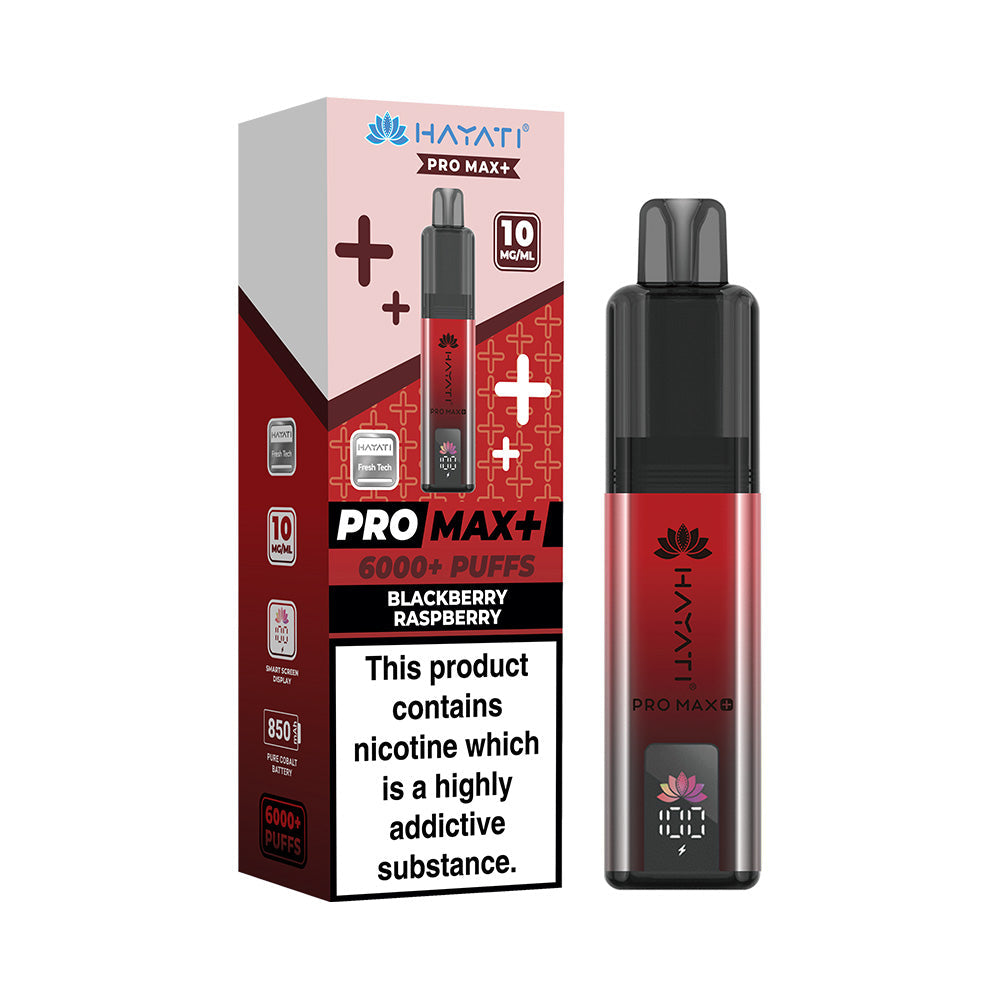 Hayati® Pro Max+ 6000+ (10mg) Vape Kit