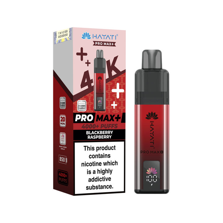 Hayati Pro Max+ 4K Prefilled Pod Kit 20mg | UK Duty Stamped