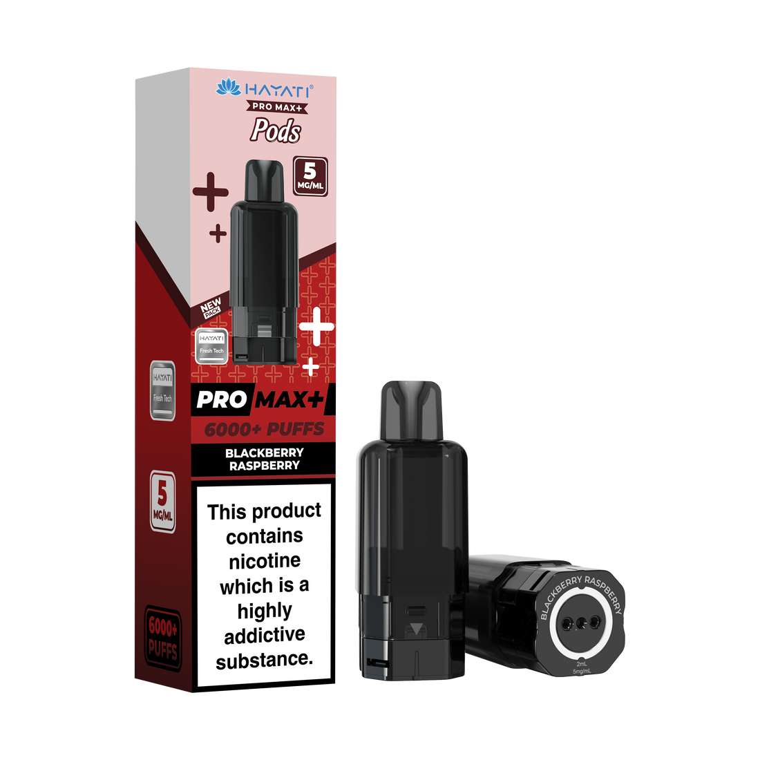 Hayati® Pro Max+ 6000+ Pods (5mg)