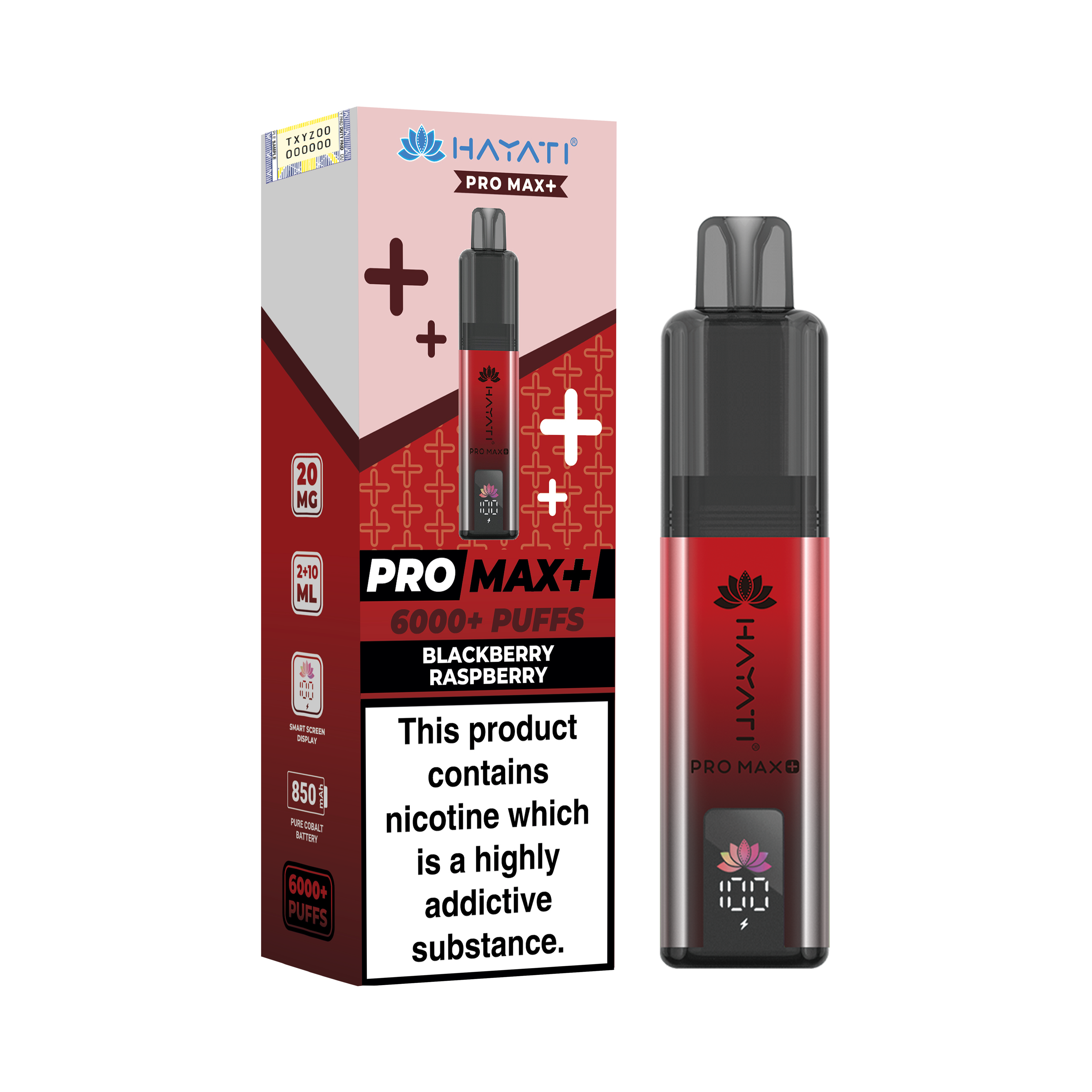 Hayati Pro Max+ 6K Prefilled Pod Kit 20mg | UK Duty Stamped
