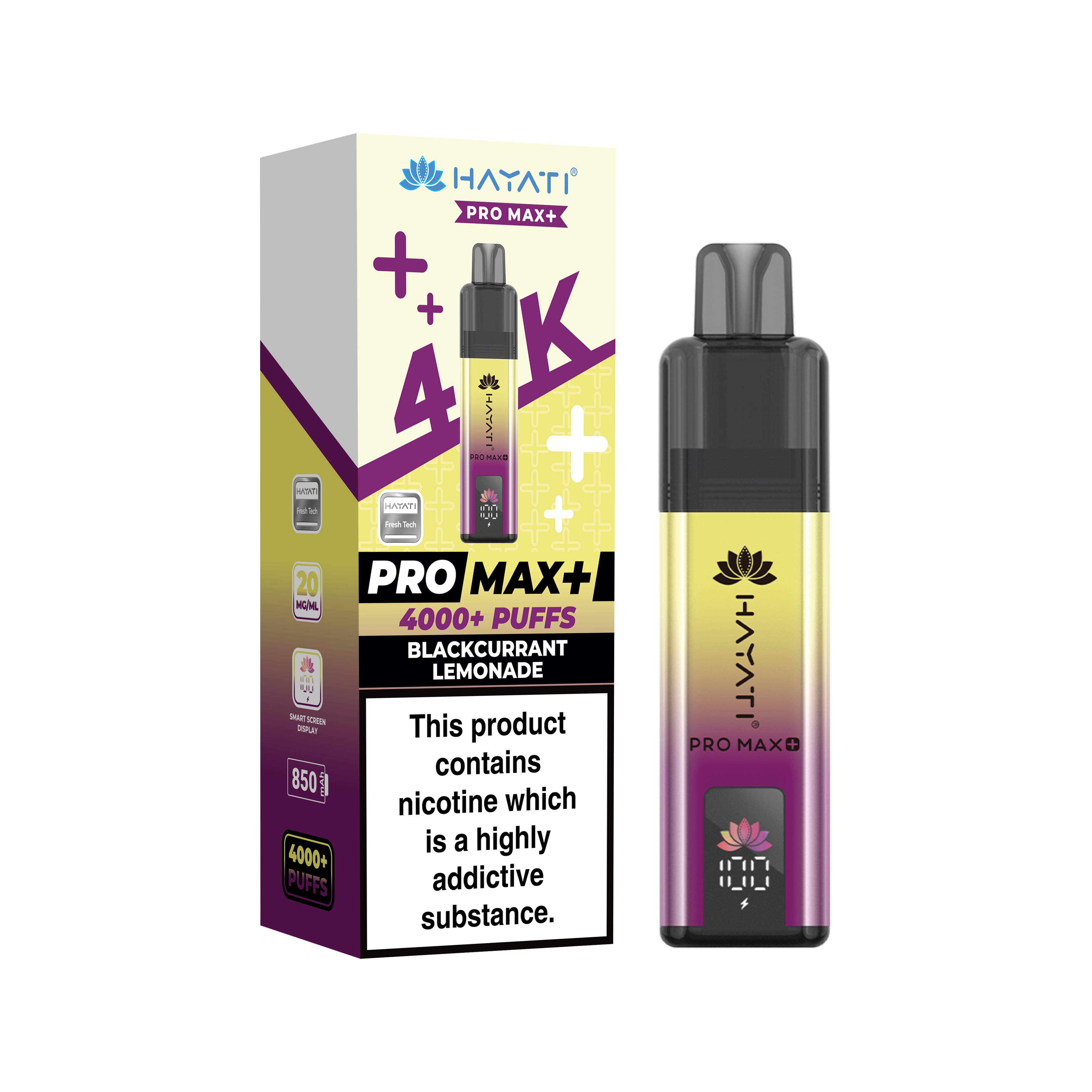 Hayati® Pro Max+ 4000+ Vape Kit (20mg)