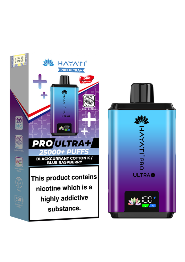 Hayati Pro Ultra+ 25K Prefilled Pod Kit 20mg | UK Duty Stamped