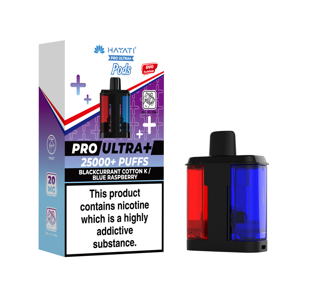 Hayati® Pro Ultra+ 25K Prefilled Pods (20mg)