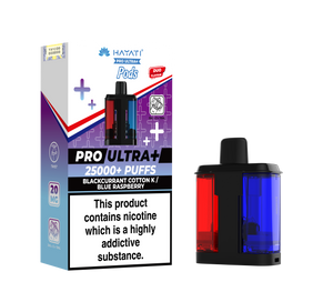 Hayati Pro Ultra+ 25K Prefilled Pods 20mg | UK Duty Stamped