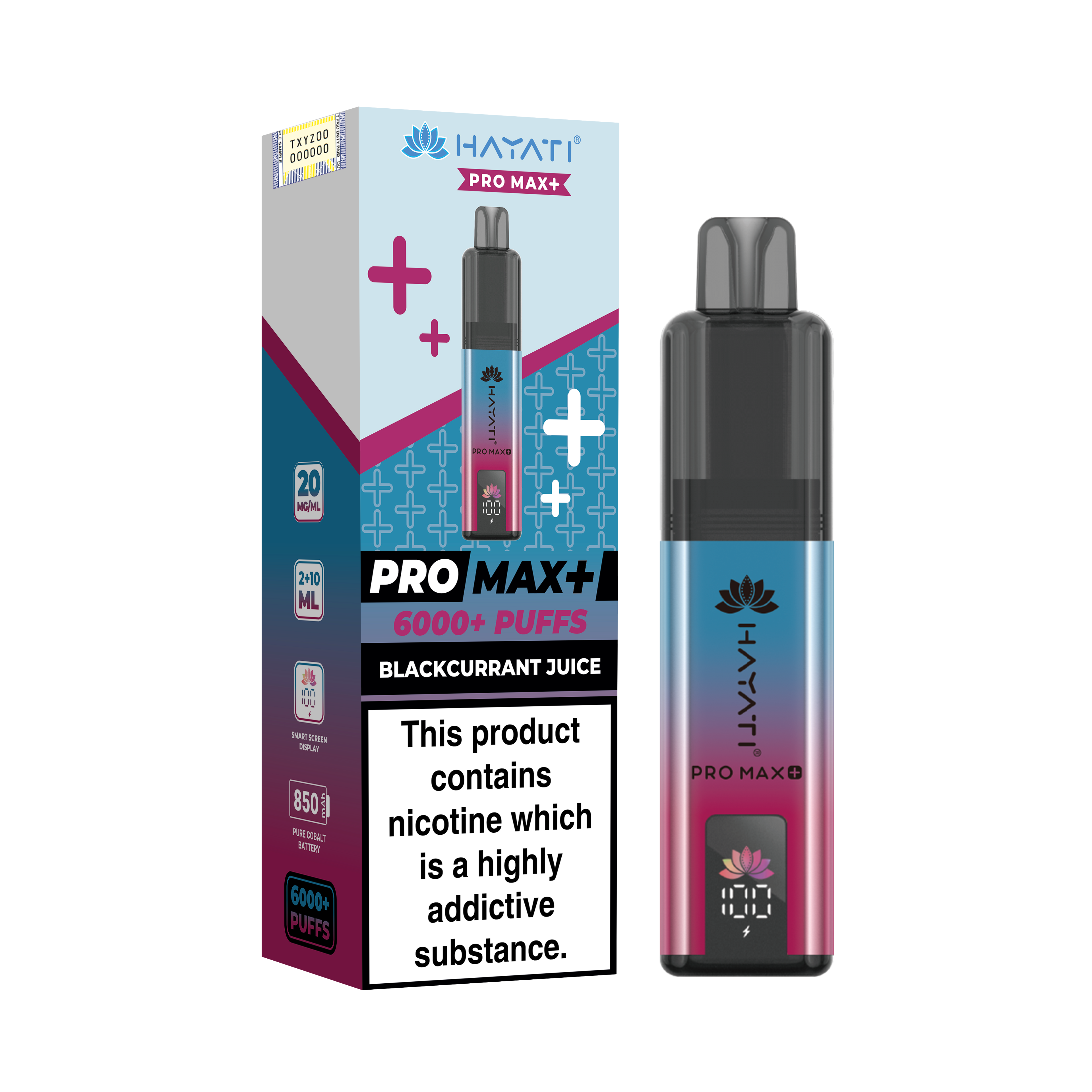 Hayati Pro Max+ 6K Prefilled Pod Kit 20mg | UK Duty Stamped