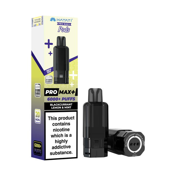 Hayati Pro Max+ 6K Prefilled Pods 20mg | UK Duty Stamped