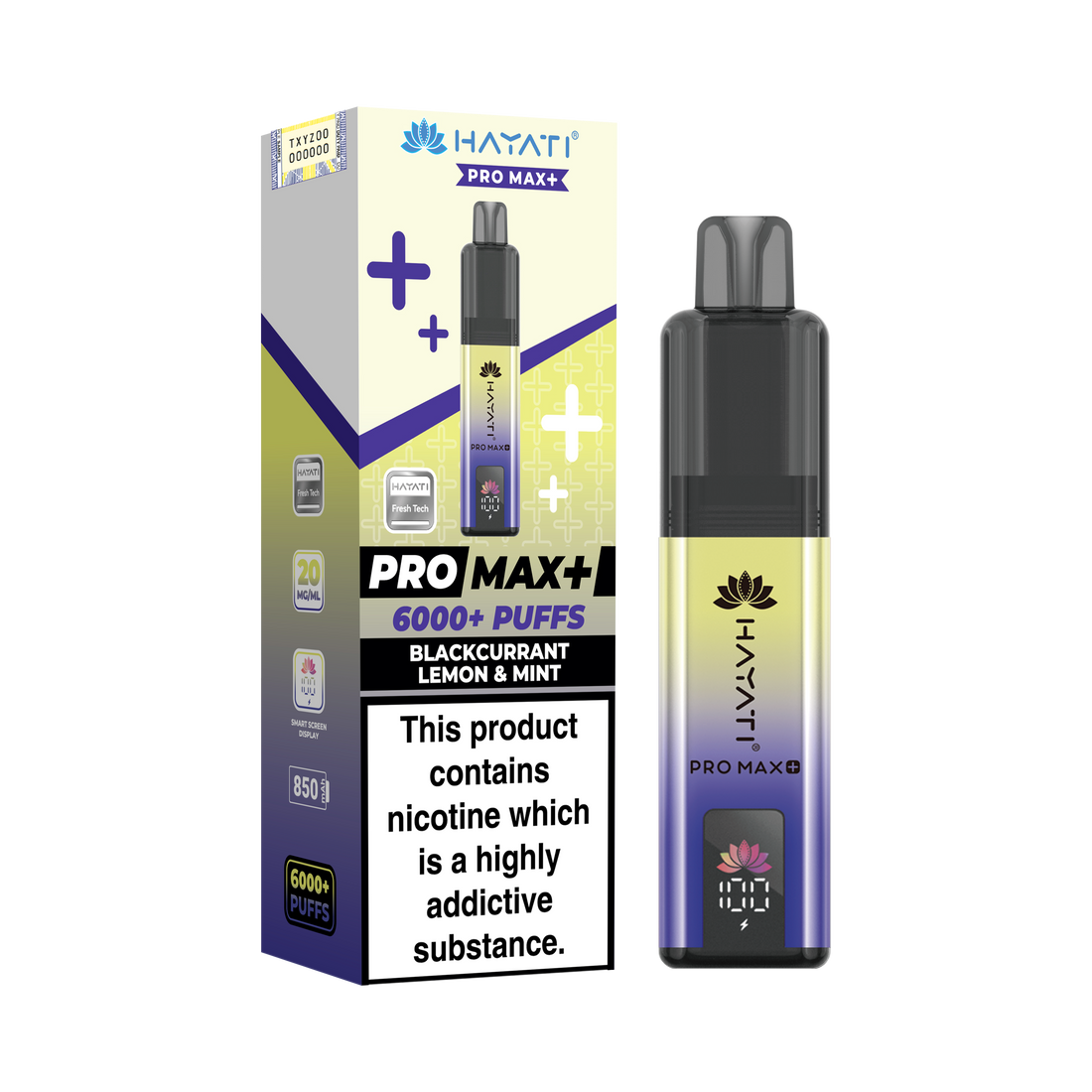 Hayati Pro Max+ 6K Prefilled Pod Kit 20mg | UK Duty Stamped