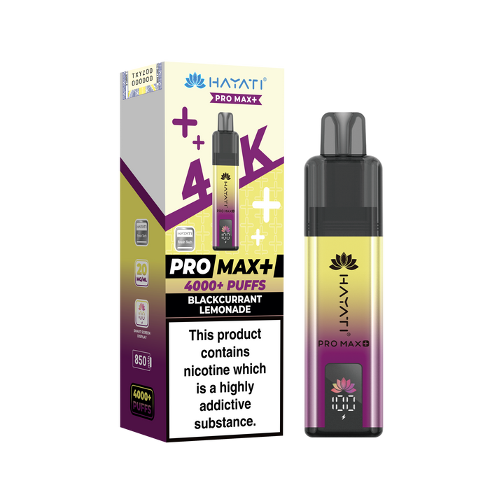 Hayati Pro Max+ 4K Prefilled Pod Kit 20mg | UK Duty Stamped