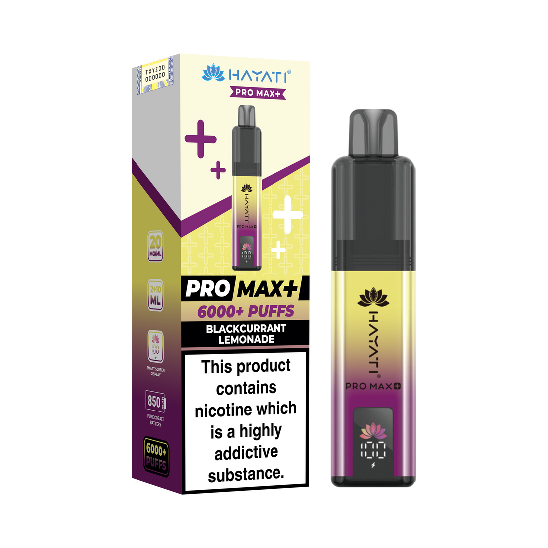 Hayati Pro Max+ 6K Prefilled Pod Kit 20mg | UK Duty Stamped