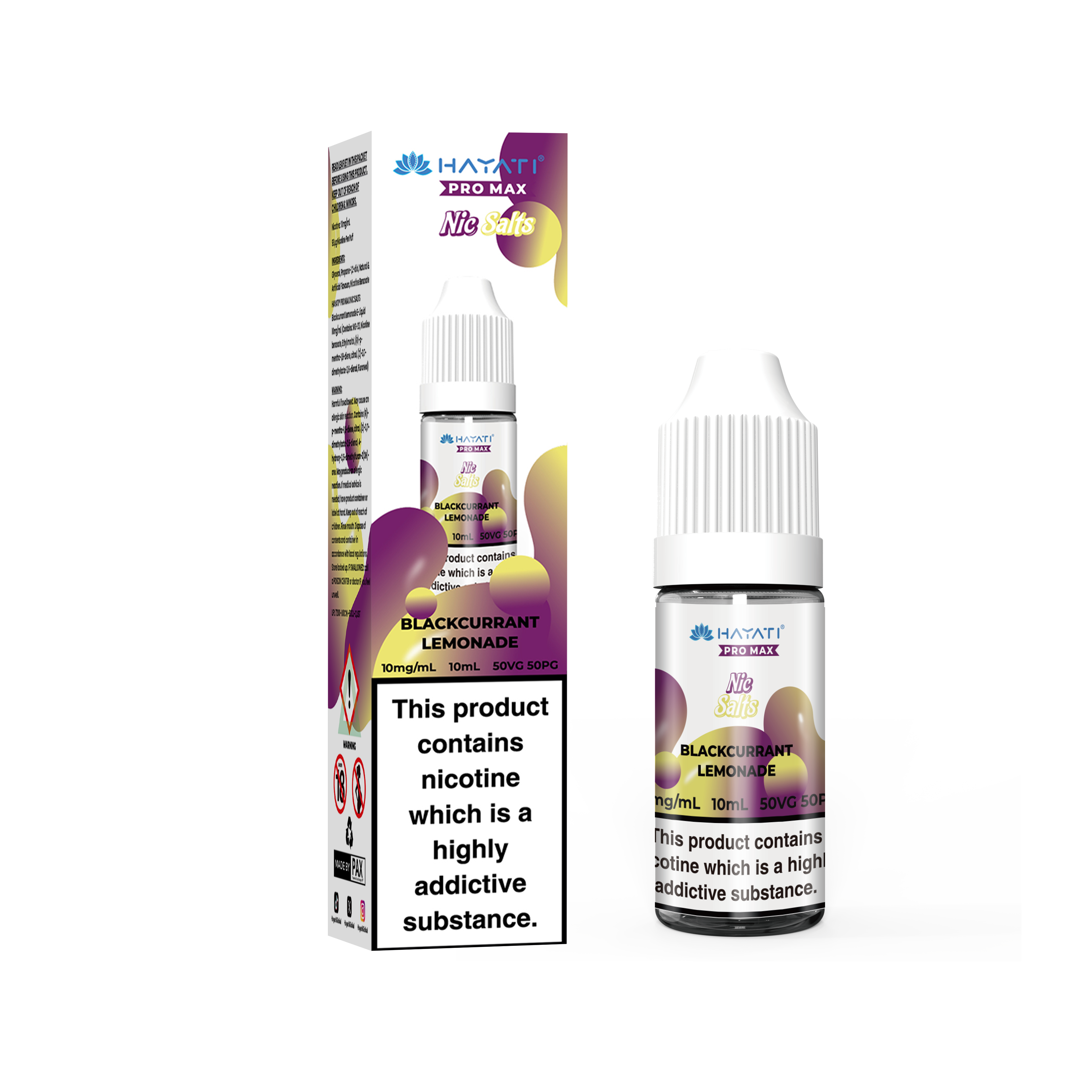 Hayati® Pro Max Nic Salts (10mg)