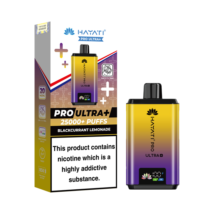 Hayati Pro Ultra+ 25K Prefilled Pod Kit 20mg | UK Duty Stamped